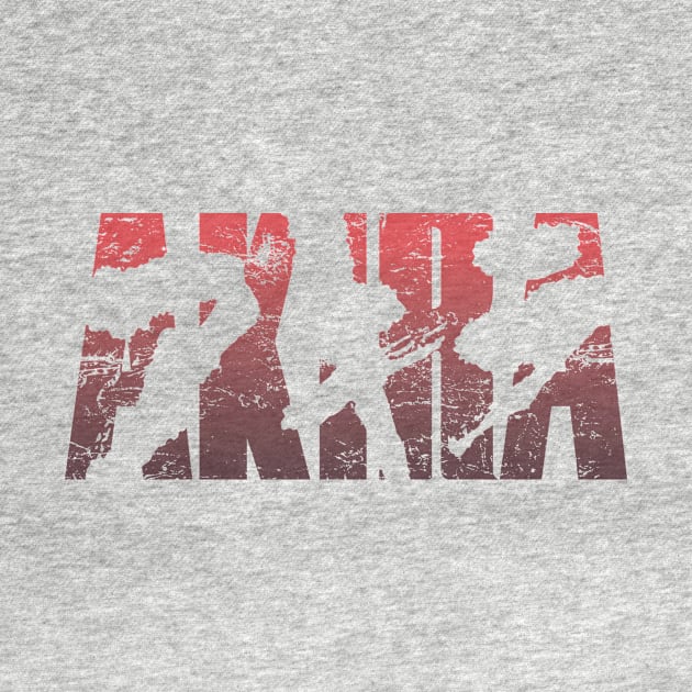 Akira Logo (aged and weathered) by GraphicGibbon